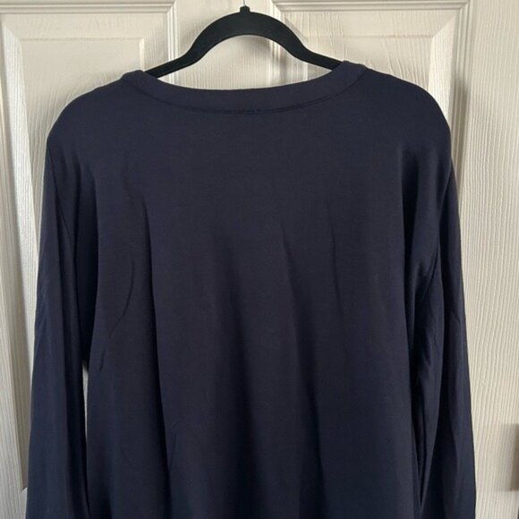 Vince Sz Small Navy Blue Double Layered Shirt - Picture 8 of 16